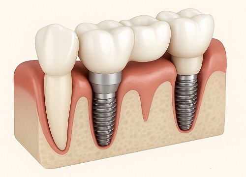 4 Teeth Implant Bridges